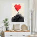 Wall Poster Red Heart - A Girl With a Balloon Inspired by Banksy’s Style 151763 additionalThumb 10