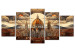 Canvas Print Florence Cathedral - An Atmospheric Panorama of the Italian City 151963