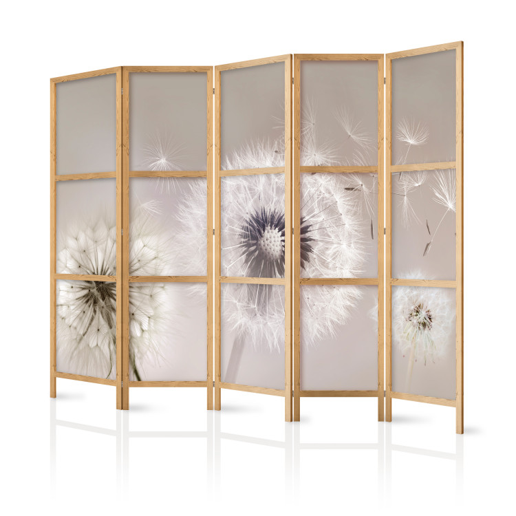 Room Divider Screen The Fleetingness of Summer - Delicate Composition With Dandelions II [Room Dividers] 152063 additionalImage 5