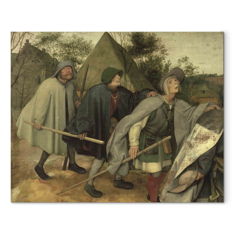 Reproduction Painting Parable of the Blind, detail of three blind men 157263