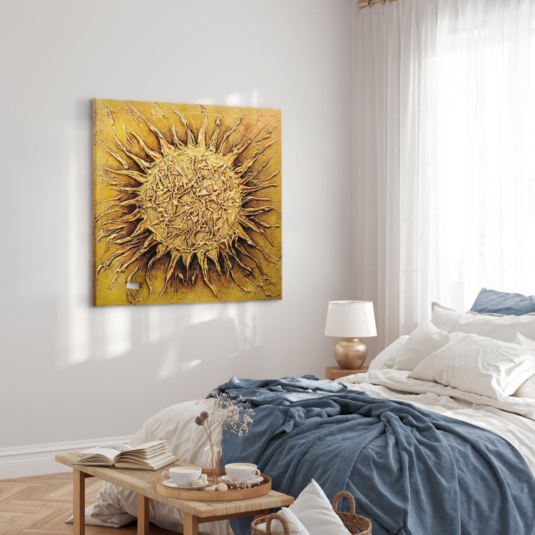 Canvas Art Print Golden sun 47763 additionalImage 5