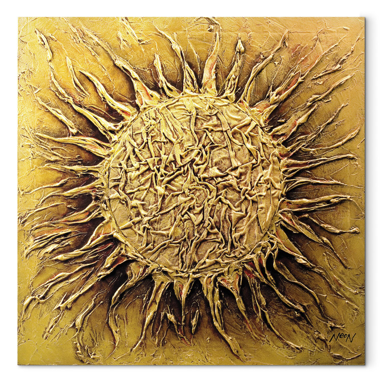 Canvas Art Print Golden sun 47763 additionalImage 7