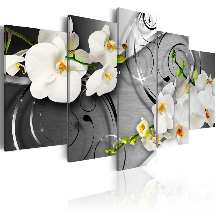 Canvas Milky orchids 50063 additionalImage 2