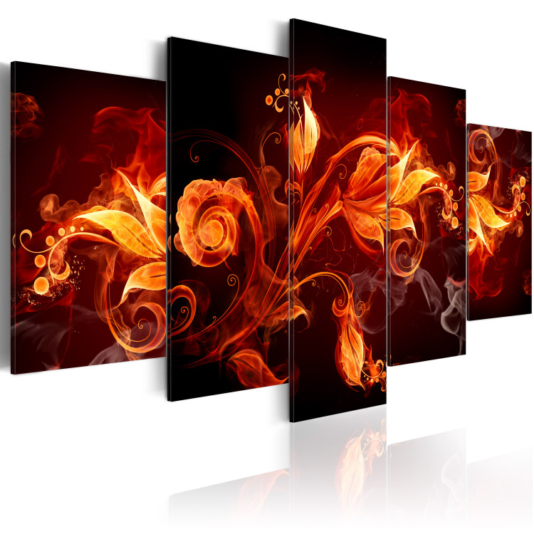 Canvas Print Fiery flower 56063 additionalImage 2
