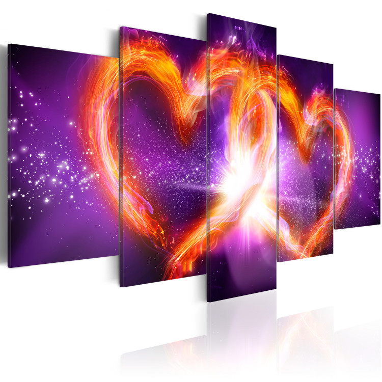 Canvas Print Flames of love 56263 additionalImage 2