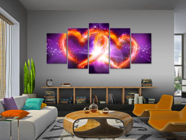 Canvas Print Flames of love 56263 additionalImage 3