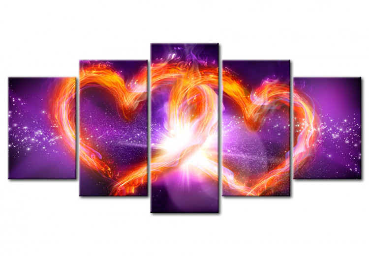 Canvas Print Flames of love 56263