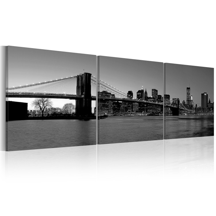 Canvas Print New York – a grey day 58363 additionalImage 2