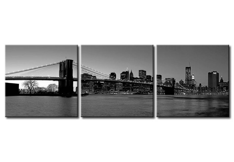Canvas Print New York – a grey day 58363