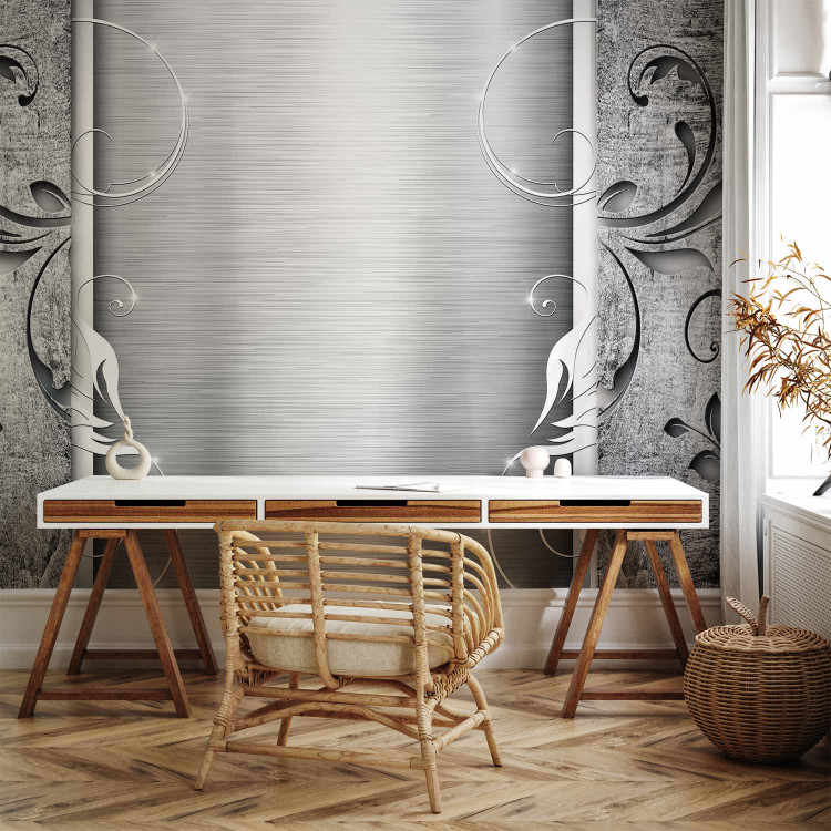 Wall Mural Steel leaves 61363 additionalImage 4