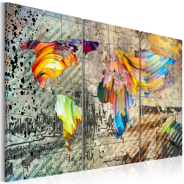 Canvas Art Print World Full Of Colours 64163 additionalImage 2