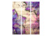 Room Divider Screen Purple Memory - purple flowers with diamond ornaments 95263 additionalThumb 3