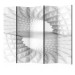 Room Separator Structural Tunnel II - abstract gray space with a 3D motif 95363