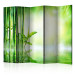 Room Divider Screen Green Bamboo II - green bamboo plant in an oriental style 96063