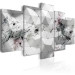 Canvas Print Blots and Triangles - Abstract Gray Texture in Industrial Style 98163 additionalThumb 2