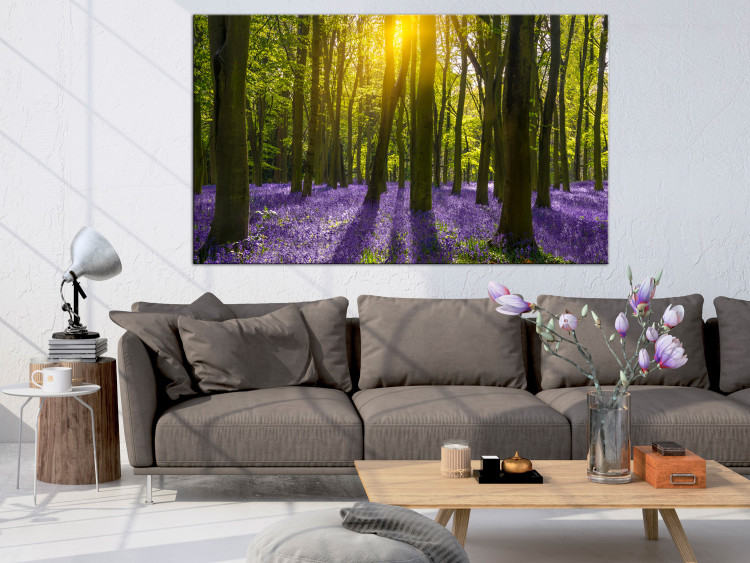 Canvas Print Hyacinth Field (1 Part) Narrow 108173 additionalImage 3