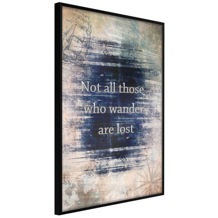 Poster Not All Those Who Wander Are Lost - motivational English quote 114573 additionalImage 4