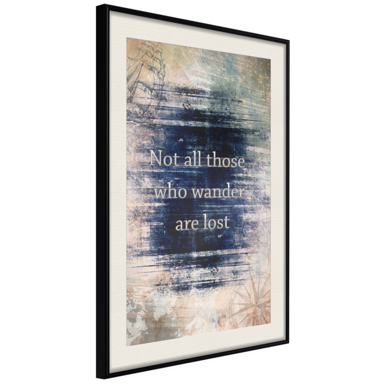 Poster Not All Those Who Wander Are Lost - motivational English quote 114573 additionalImage 13