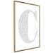 Poster Letter C - third alphabet letter formed with English texts 114873 additionalThumb 14