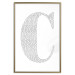 Poster Letter C - third alphabet letter formed with English texts 114873 additionalThumb 20