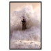 Poster Storm and Bird - landscape of a lighthouse surrounded by turbulent water 115173 additionalThumb 17