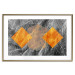 Poster Exotic Form - composition with geometric shapes on a background of palms 117773 additionalThumb 14
