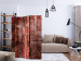 Room Separator Purple Wood - texture of red-stained wooden planks 122973 additionalThumb 4