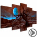 Canvas Print The blue full moon - a fantastic landscape in the night glow 123673 additionalThumb 6