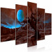 Canvas Print The blue full moon - a fantastic landscape in the night glow 123673 additionalThumb 2
