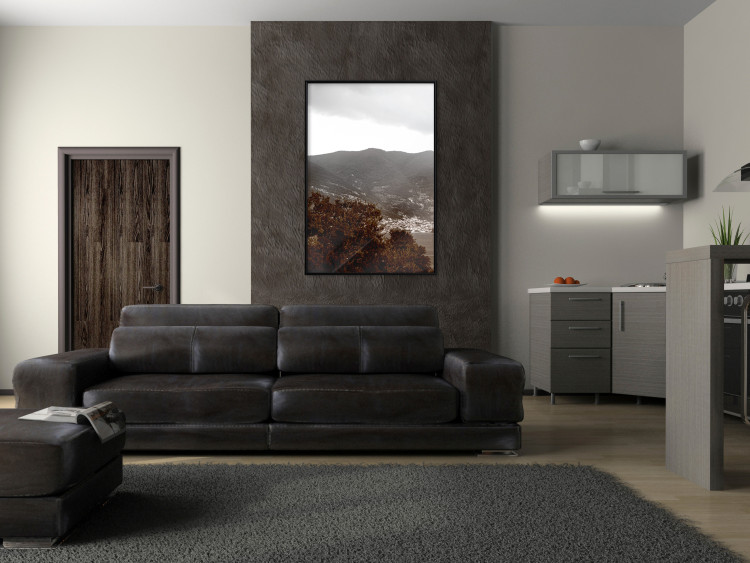 Wall Poster Valley - cityscape by the sea against mountains and cloudy sky 124473 additionalImage 13