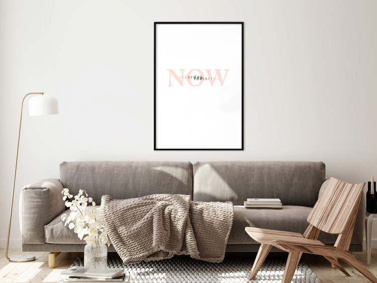 Wall Poster Now - English text in large and small on contrasting white background 127873 additionalImage 18