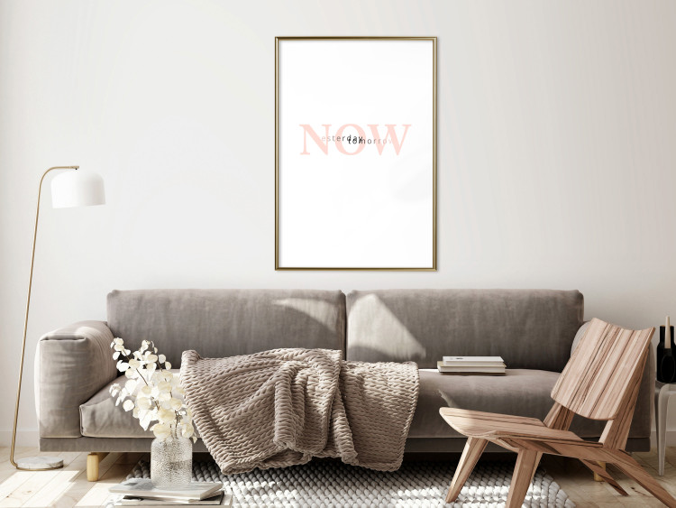 Wall Poster Now - English text in large and small on contrasting white background 127873 additionalImage 19