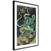 Wall Poster Marble Octopus - abstract green octopus on background of sea 128073 additionalThumb 6