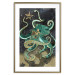 Wall Poster Marble Octopus - abstract green octopus on background of sea 128073 additionalThumb 14