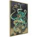 Wall Poster Marble Octopus - abstract green octopus on background of sea 128073 additionalThumb 12