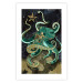 Wall Poster Marble Octopus - abstract green octopus on background of sea 128073 additionalThumb 19