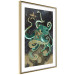 Wall Poster Marble Octopus - abstract green octopus on background of sea 128073 additionalThumb 9