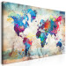 Large canvas print World Maps: Modern Style II [Large Format] 128673 additionalThumb 2