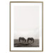 Wall Poster Morning Respite - landscape of horses in a field against bright sky 130273 additionalThumb 14
