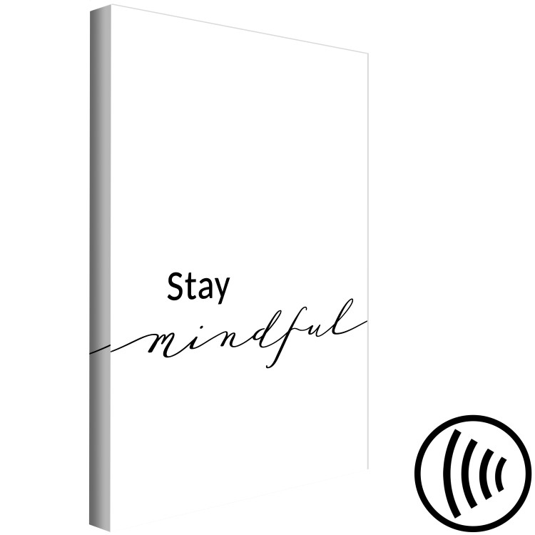 Canvas Art Print Stay Mindful (1 Part) Vertical 130773 additionalImage 6