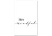 Canvas Art Print Stay Mindful (1 Part) Vertical 130773