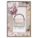 Wall Poster Elegant Handbag - feminine bag on a light background surrounded by flowers 131773 additionalThumb 21