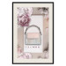 Wall Poster Elegant Handbag - feminine bag on a light background surrounded by flowers 131773 additionalThumb 19