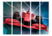 Folding Screen Formula 1 Racing Car II (5-piece) - pattern into a red racing car 132773 additionalThumb 3