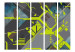 Room Separator Dynamic Paths II (5-piece) - abstraction with a touch of yellow 133273 additionalThumb 3