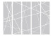 Room Divider Screen Modern Cobweb II - texture with uniform gray figures 133673 additionalThumb 3
