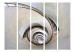 Room Divider White Spiral Stairs II - long and winding concrete staircase 133773 additionalThumb 3