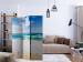 Room Divider Screen By the Seashore - seascape against a cloudy sky 134073 additionalThumb 4