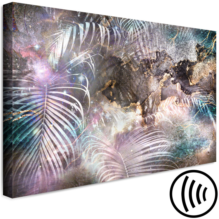 Canvas Art Print In the Enchanted Jungle (1-piece) Wide - plant abstraction 137873 additionalImage 6