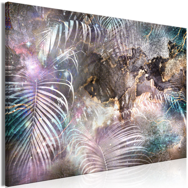 Canvas Art Print In the Enchanted Jungle (1-piece) Wide - plant abstraction 137873 additionalImage 2